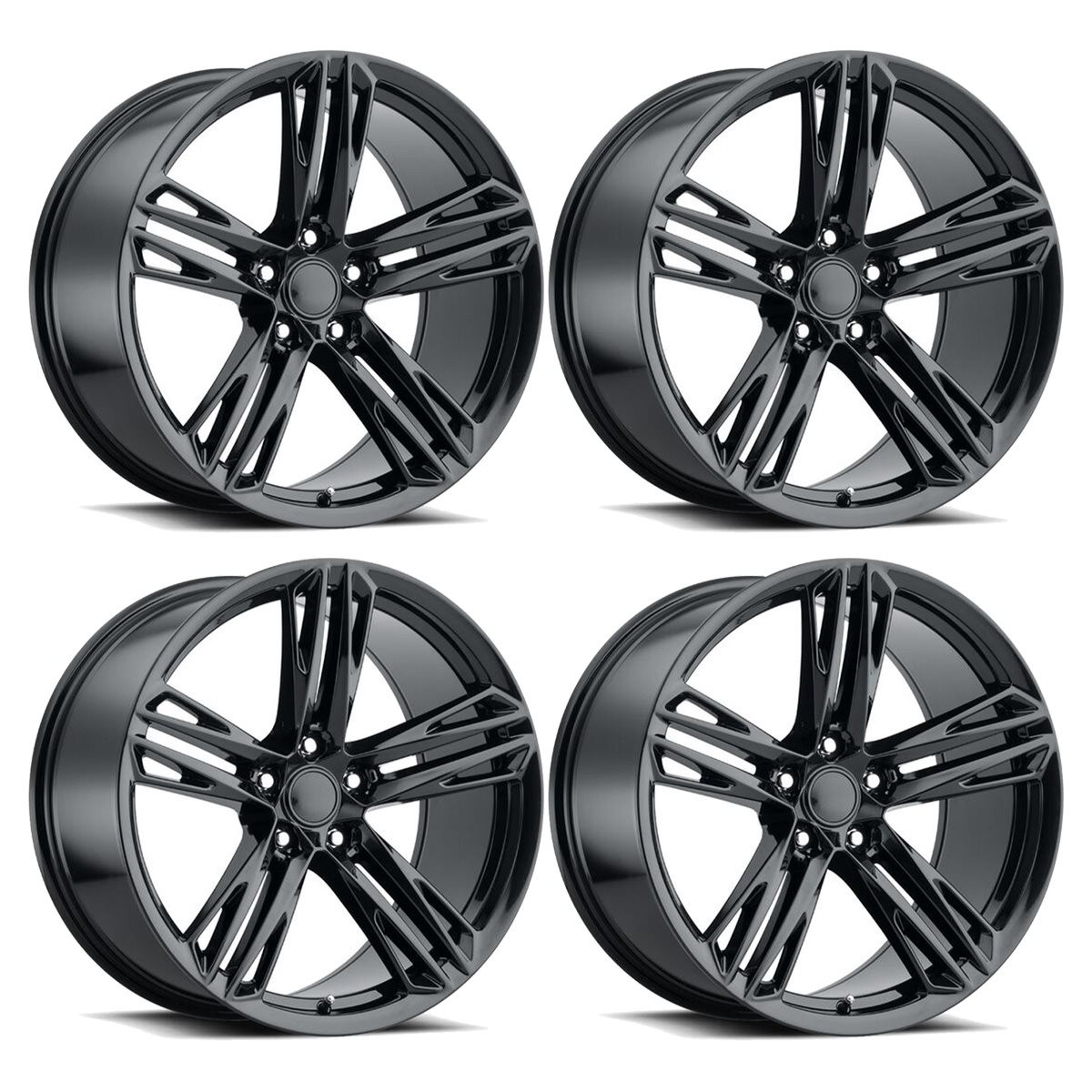 FR 35F ZL1 1LE Replica Wheels, Gloss Black, 20x9 & 20x10
