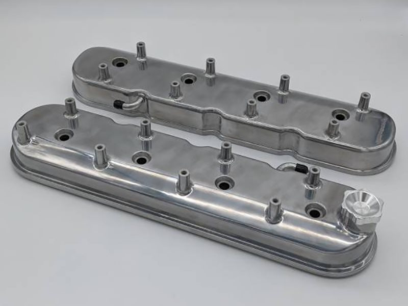 Granatelli Tall Valve Covers With Integral Angled Coil Mounts