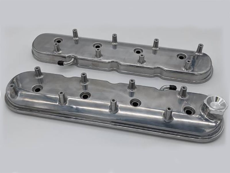 Granatelli Standard Valve Covers With Integral Angled Coil Mounts