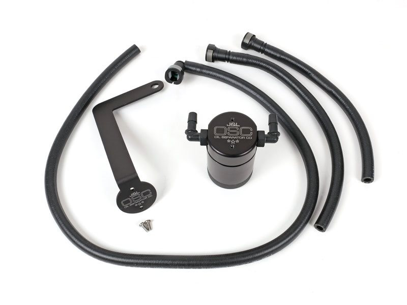 J&L OSC 3.0 Oil Separator, Black Anodized J&L OSC 3.0 Oil Separator, Black Anodized