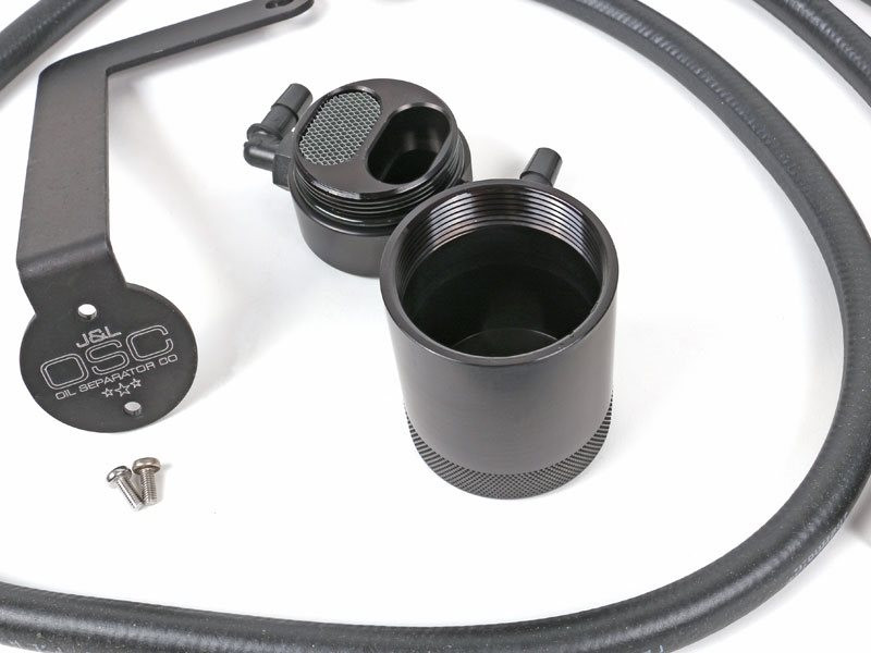 J&L OSC 3.0 Oil Separator, Black Anodized