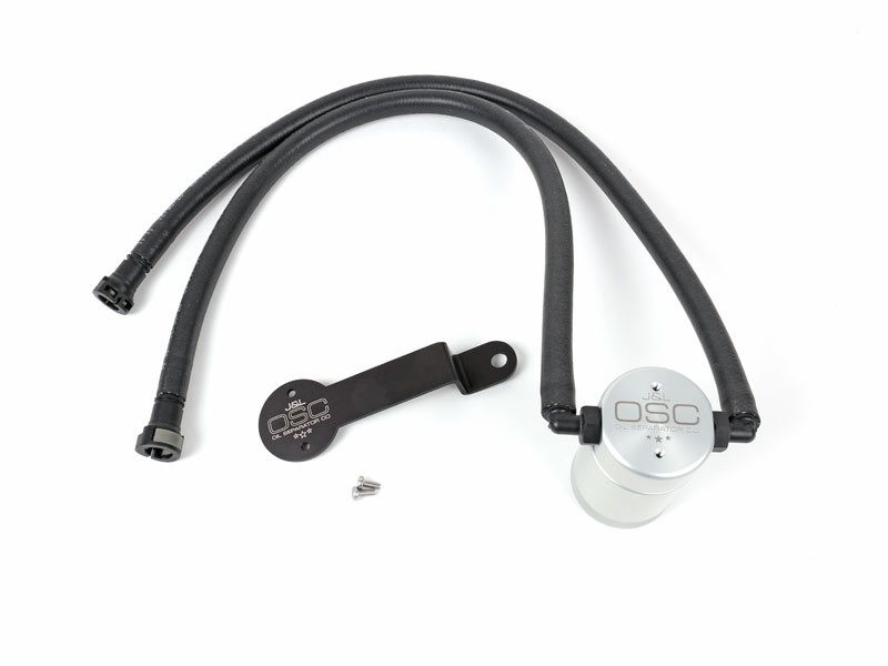 J&L OSC 3.0 Oil Separator, Clear/Satin Anodized