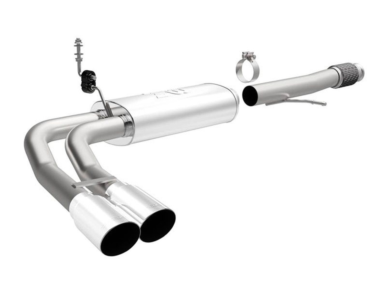 Magnaflow Street Cat-Back Exhaust System, Polished Dual Tips