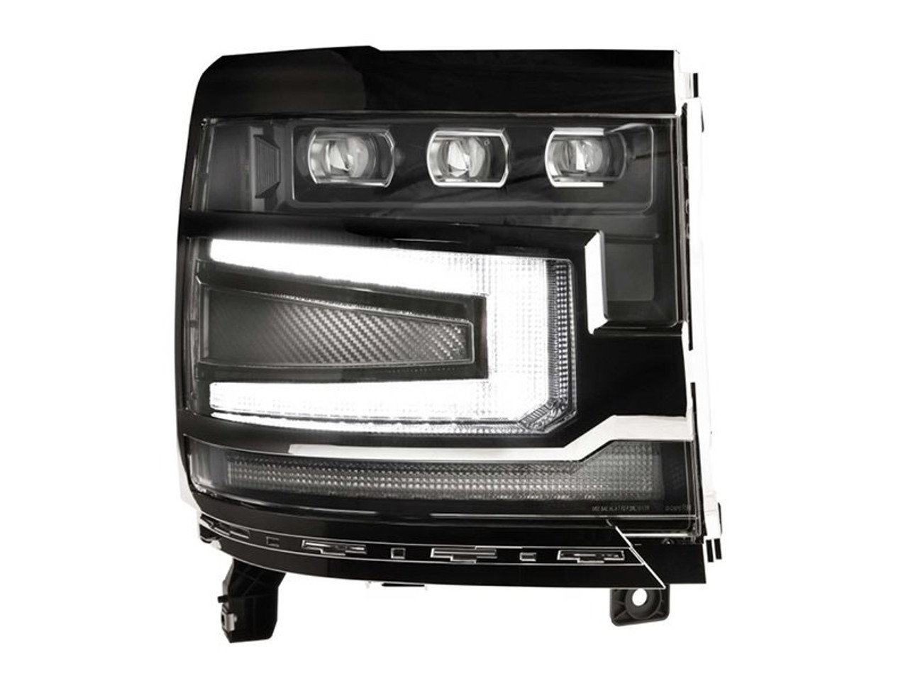 Morimoto XB LED Headlights, Unfinished Black Trim :: 2016-2018 Chevrolet  Silverado 1500