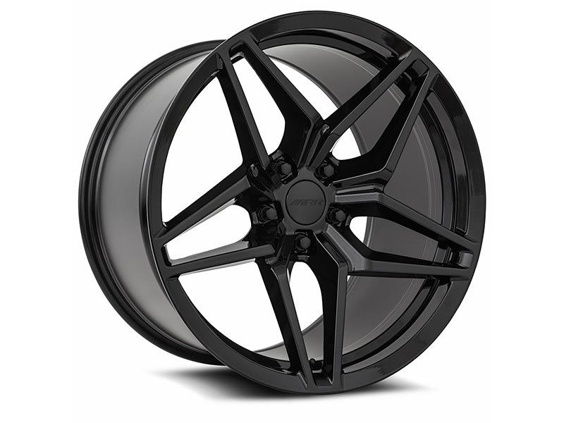 MRR M755 C7 ZR1 Style Replica Wheels, Gloss Black, 19x8.5 & 20x11