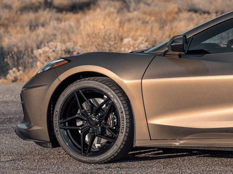 MRR M755 C7 ZR1 Style Replica Wheels, Gloss Black, 19x8.5 & 20x11
