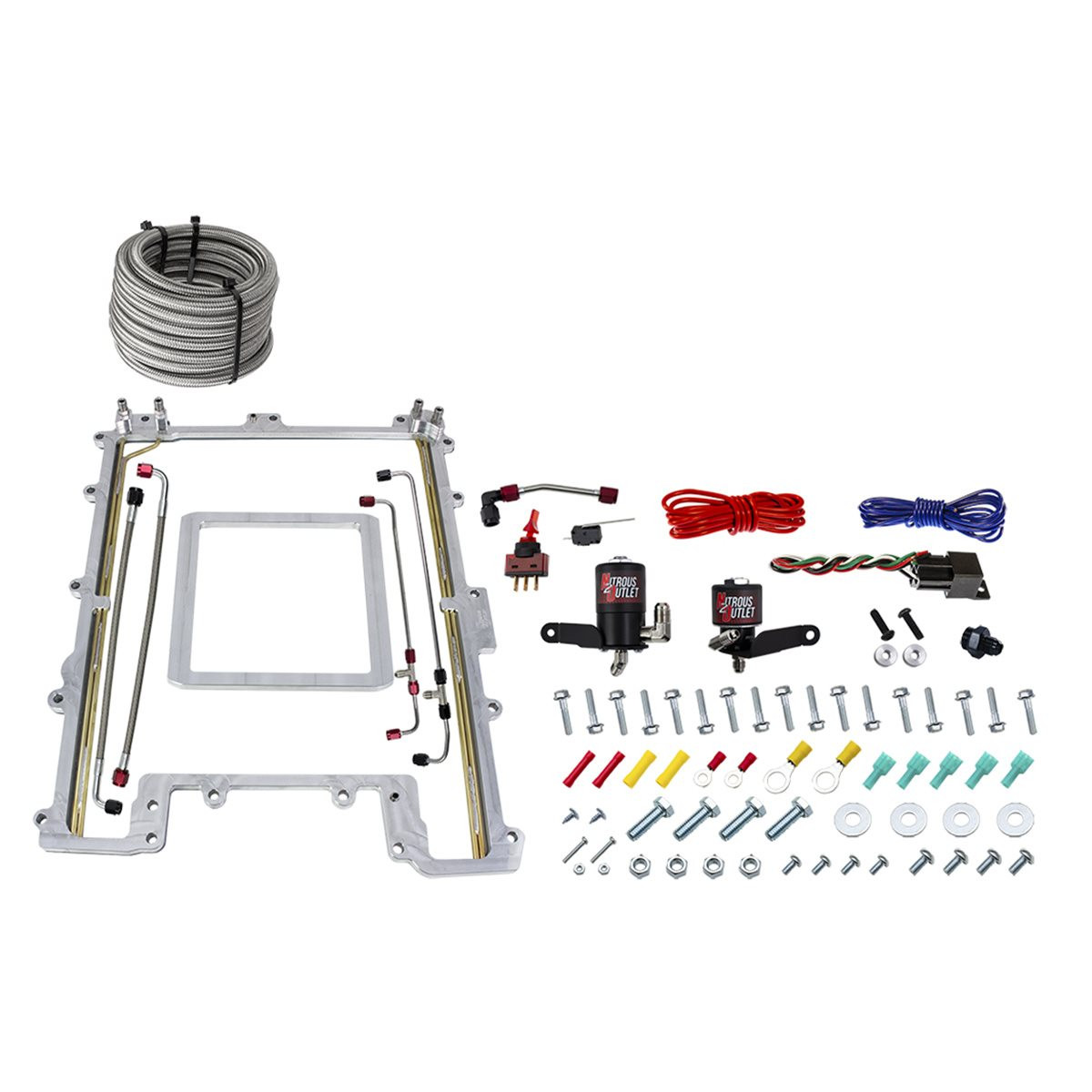 Nitrous Outlet Supercharger Blower Plate System, No Bottle