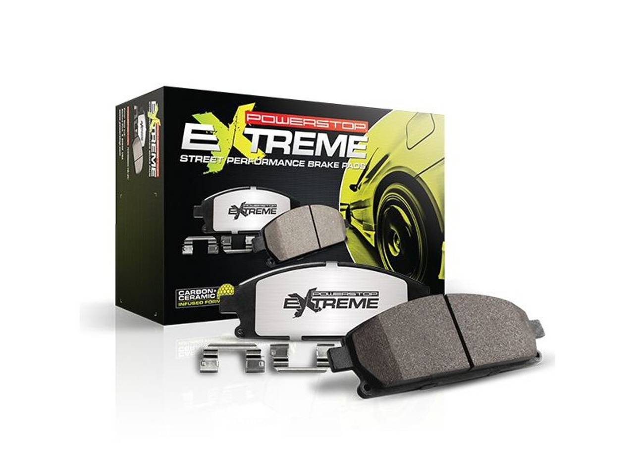 Powerstop Z26 Extreme Street Performance Carbon-Fiber Ceramic Rear Brake  Pads :: 2016-2024 Camaro SS & 2014-2019 Corvette C7