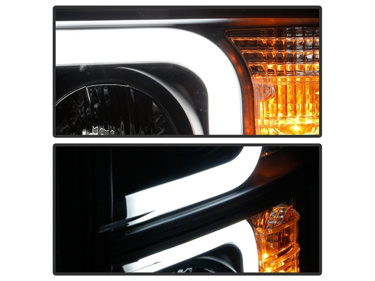 Spyder Signature Series Projector Headlights w/ CCFL Light Bar