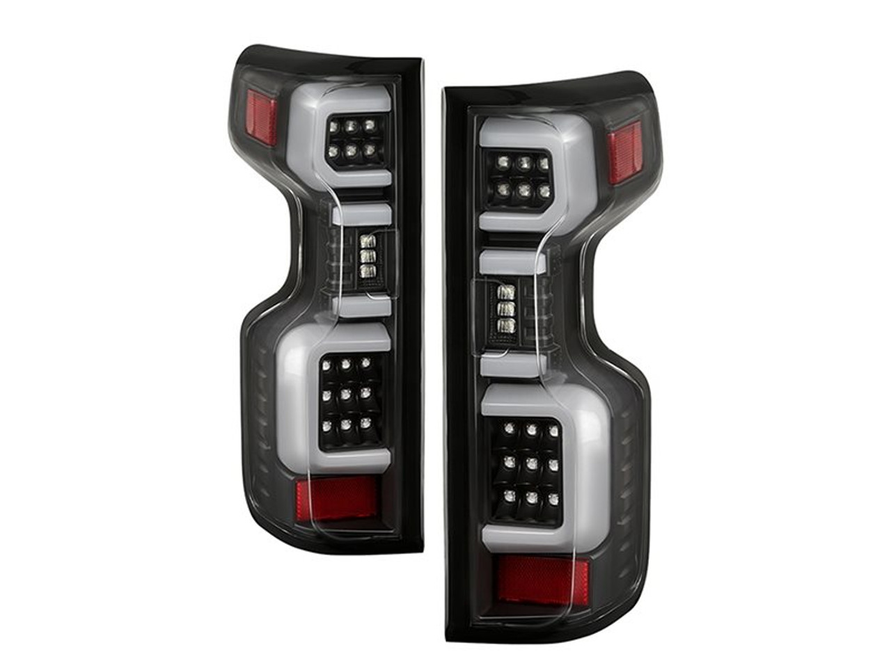 Spyder LED Tail Lights, Clear Lens and Black Housing