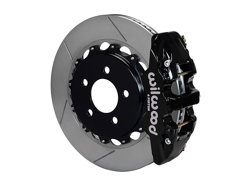 Wilwood AERO4 Rear Big Brake Kit, Black 4 Piston Calipers, 14.25