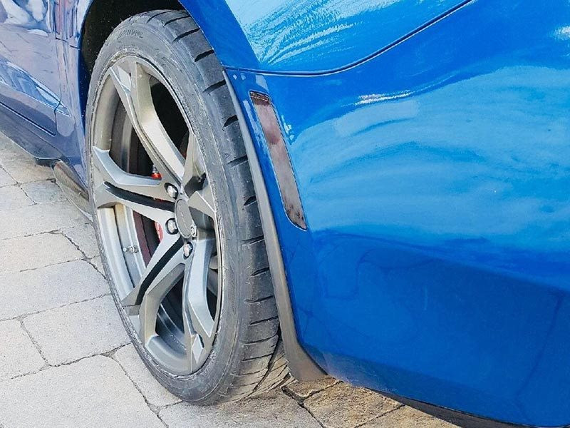 ACS Front Rock Guards, Gloss Black