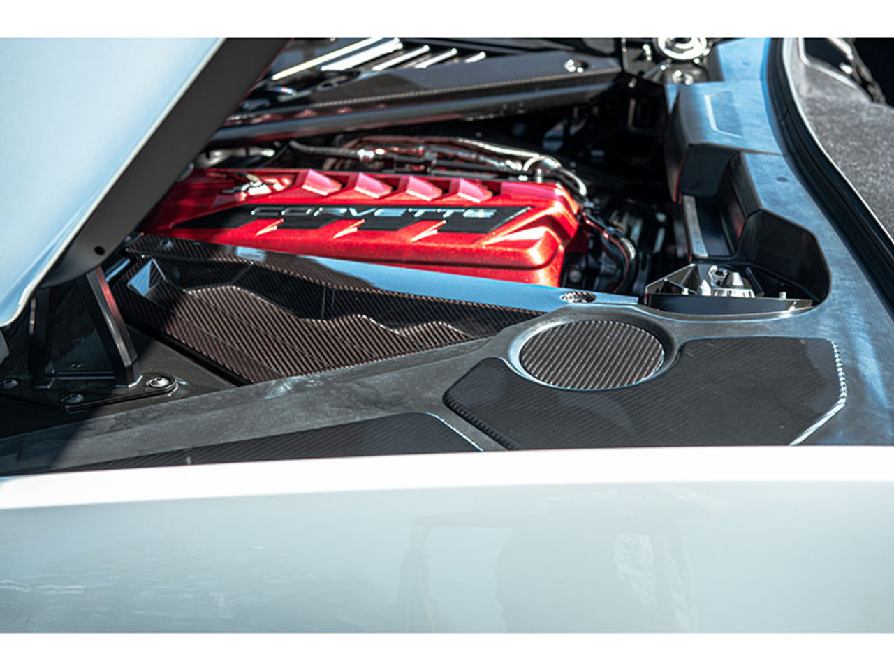 EOS Engine Bay Panel Accent Covers, Carbon Fiber :: 2020-2023 C8