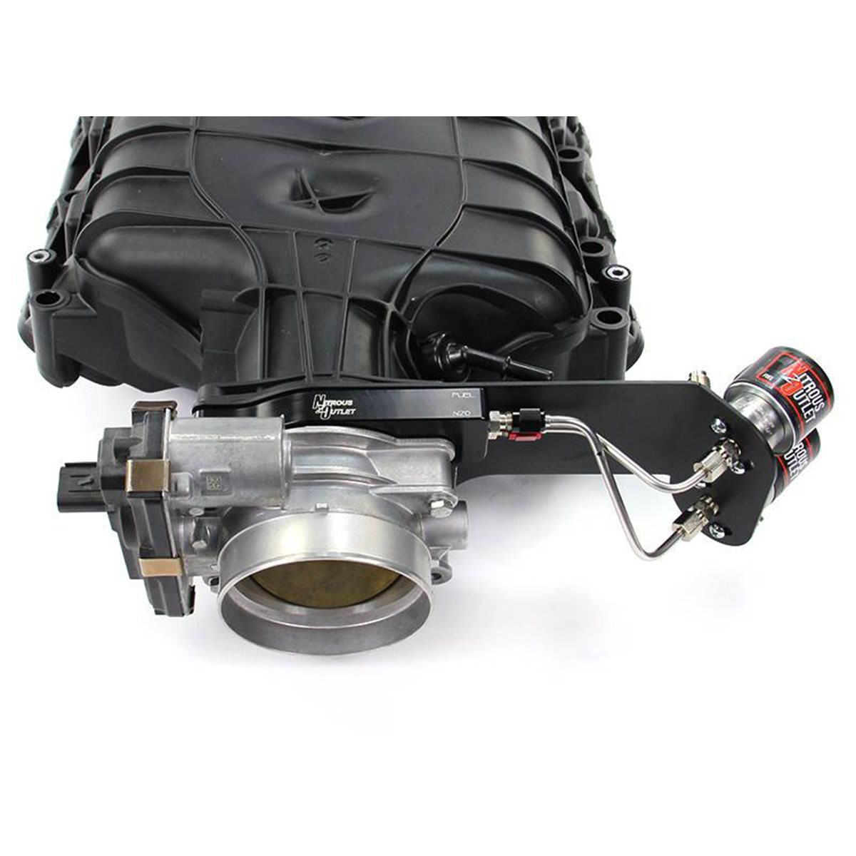 Nitrous Outlet Hardline Plate System, 12lb Composite Bottle