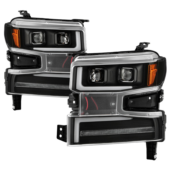 Spyder Signature Series Projector Headlights w/ Sequential LED