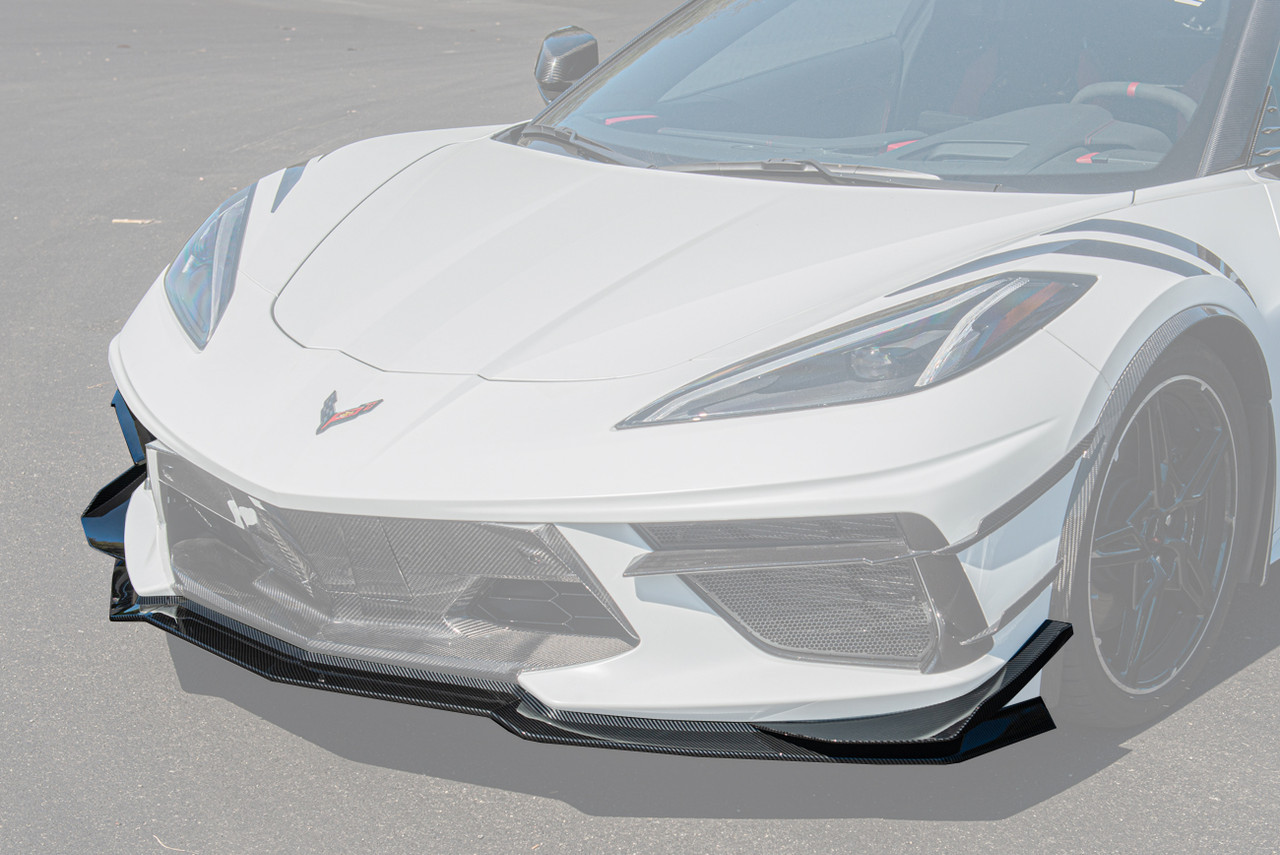 EOS Z06/Z07 Performance Front Lip & Canards, Carbon Flash Metallic