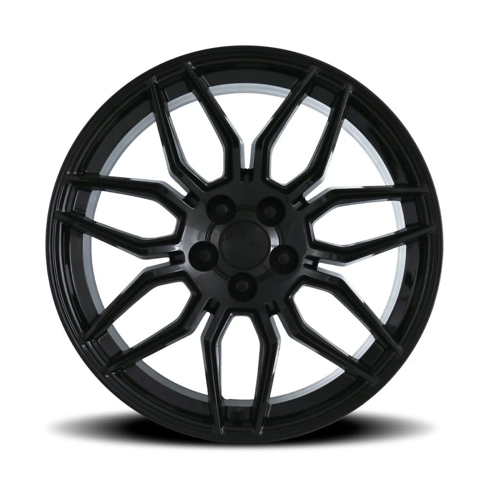 FR 401F C8 Z06 Replica Rear Wheel, Gloss Black, 20x12