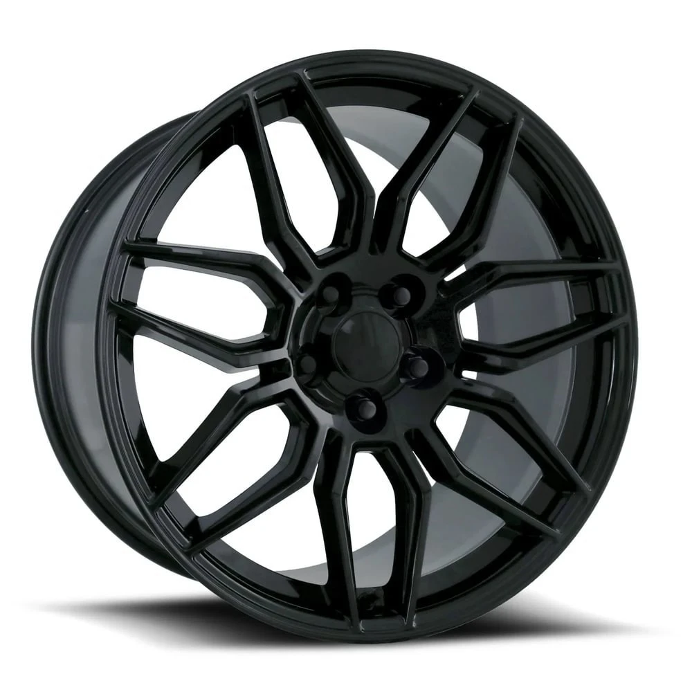 FR 401F C8 Z06 Replica Rear Wheel, Gloss Black, 20x12
