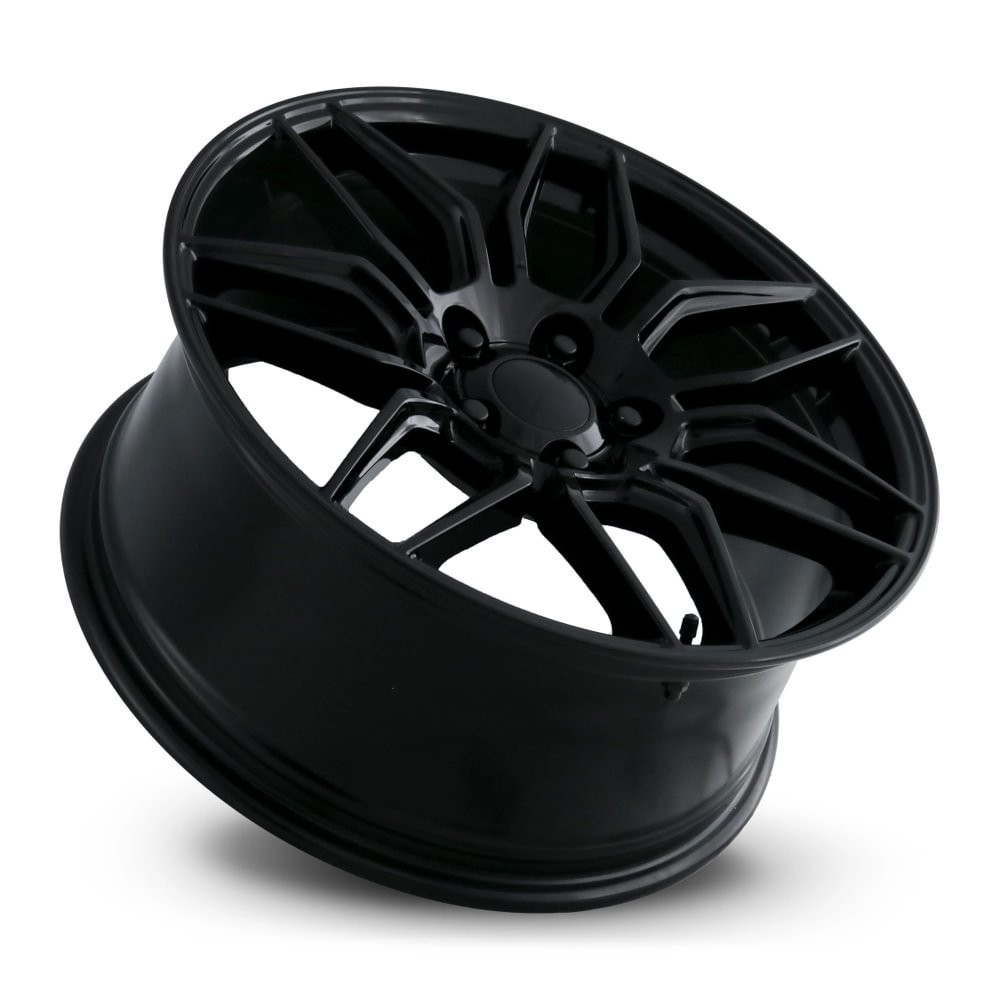 FR 401F C8 Z06 Replica Wheel Set, Gloss Black, 19x8.5 & 20x10