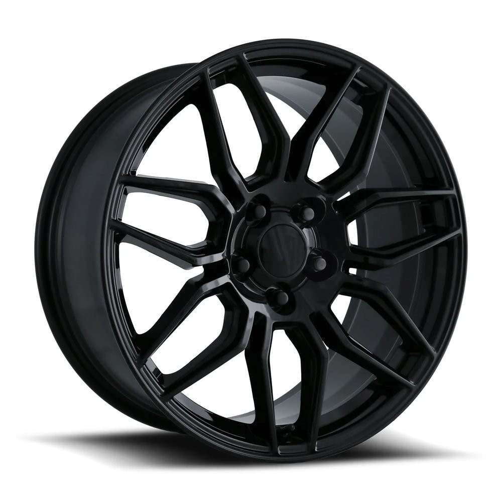FR 401F C8 Z06 Replica Wheel Set, Gloss Black, 19x8.5 & 20x11