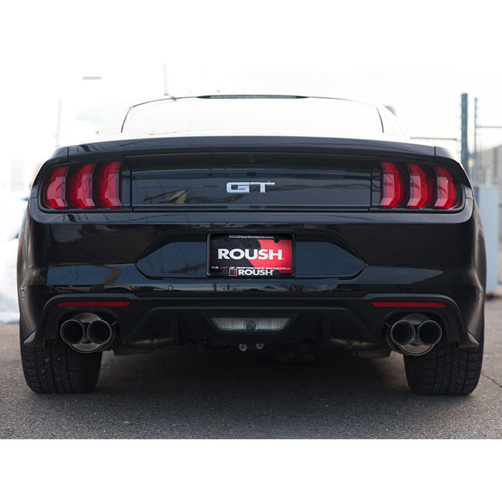 Roush Axle-Back Exhaust w/ Quad Polished Tips