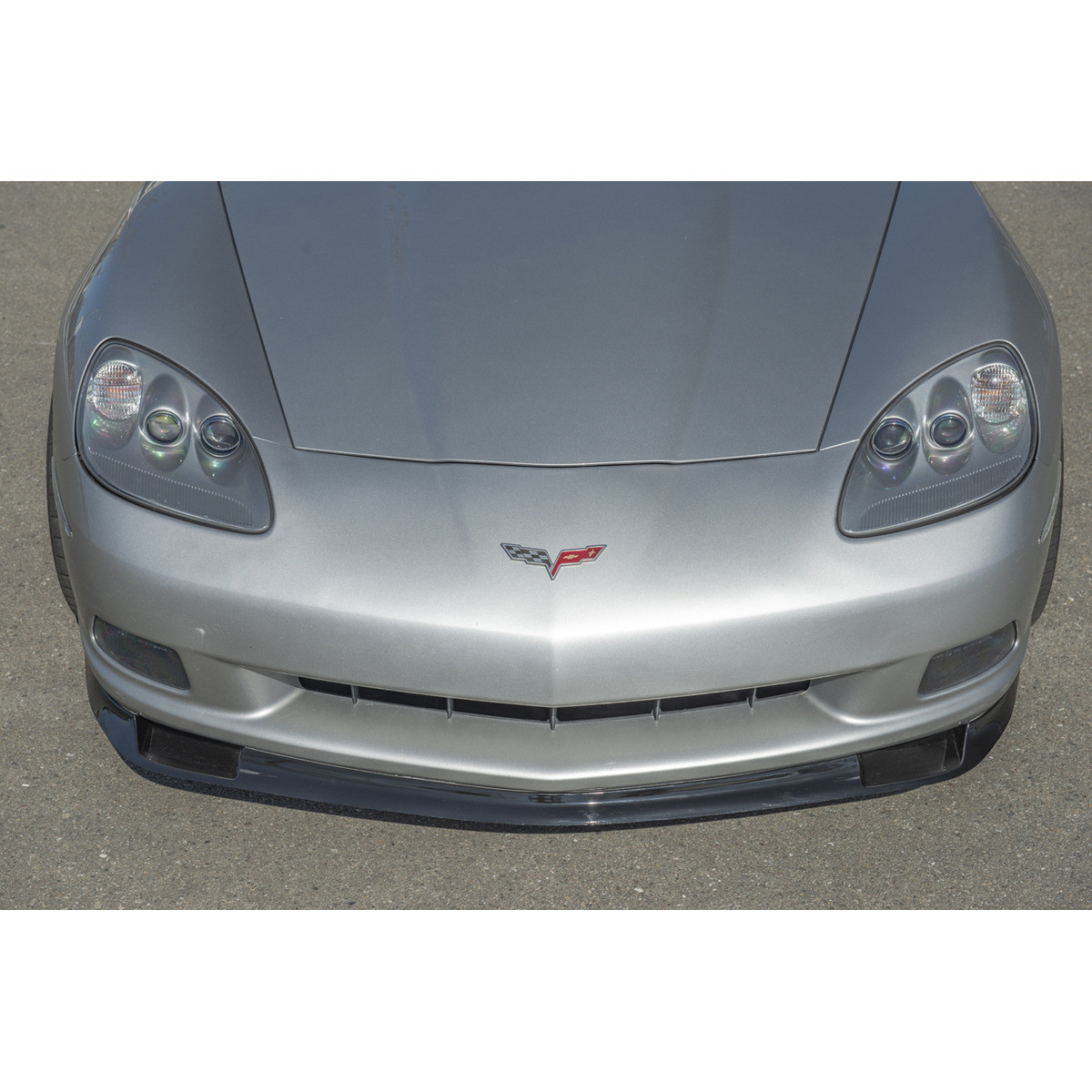 c lip sẽ EOS ZR1 Style Front Lip Splitter, Unpainted