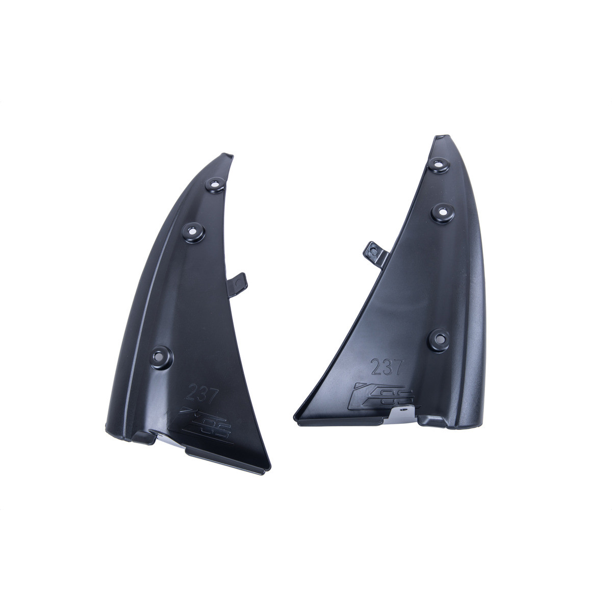 EOS XL Extended Enhanced Texture Front Splash Guards, Un-Painted