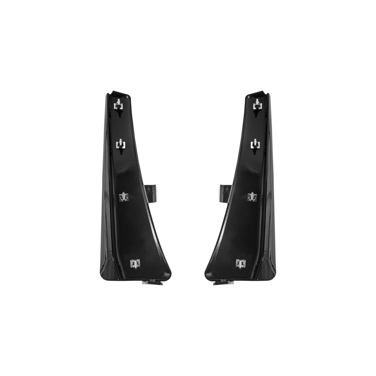 EOS XL Extended Front Splash Guards, Carbon Flash Metallic
