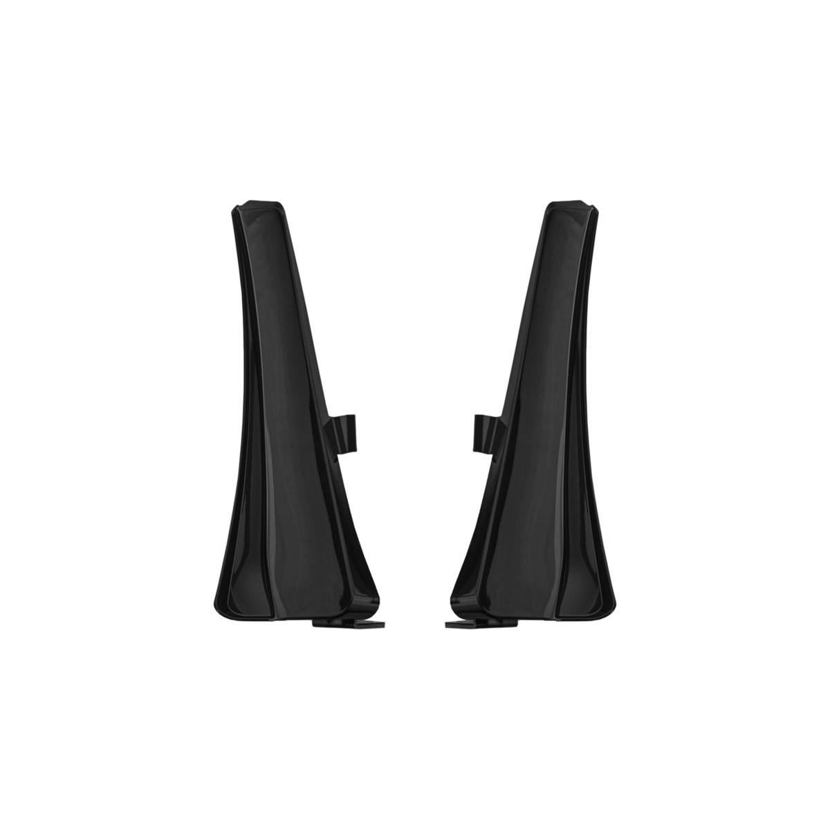 EOS XL Extended Front Splash Guards, Carbon Flash Metallic