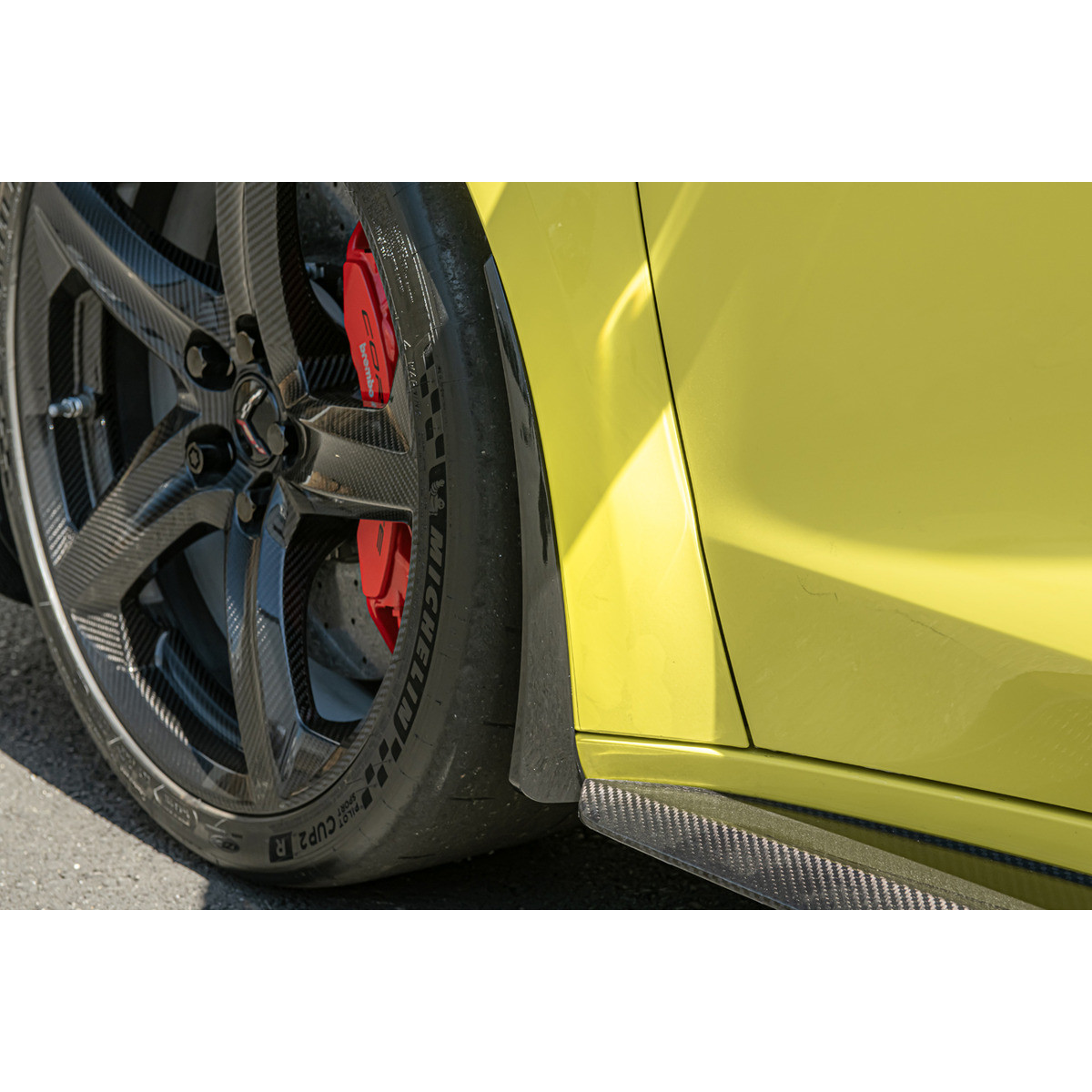 EOS XL Extended Front Splash Guards, Carbon Flash Metallic