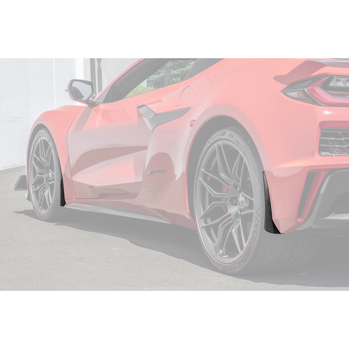 EOS XL Extended Front & Rear Splash Guards, Hydro-Dipped Carbon Fiber