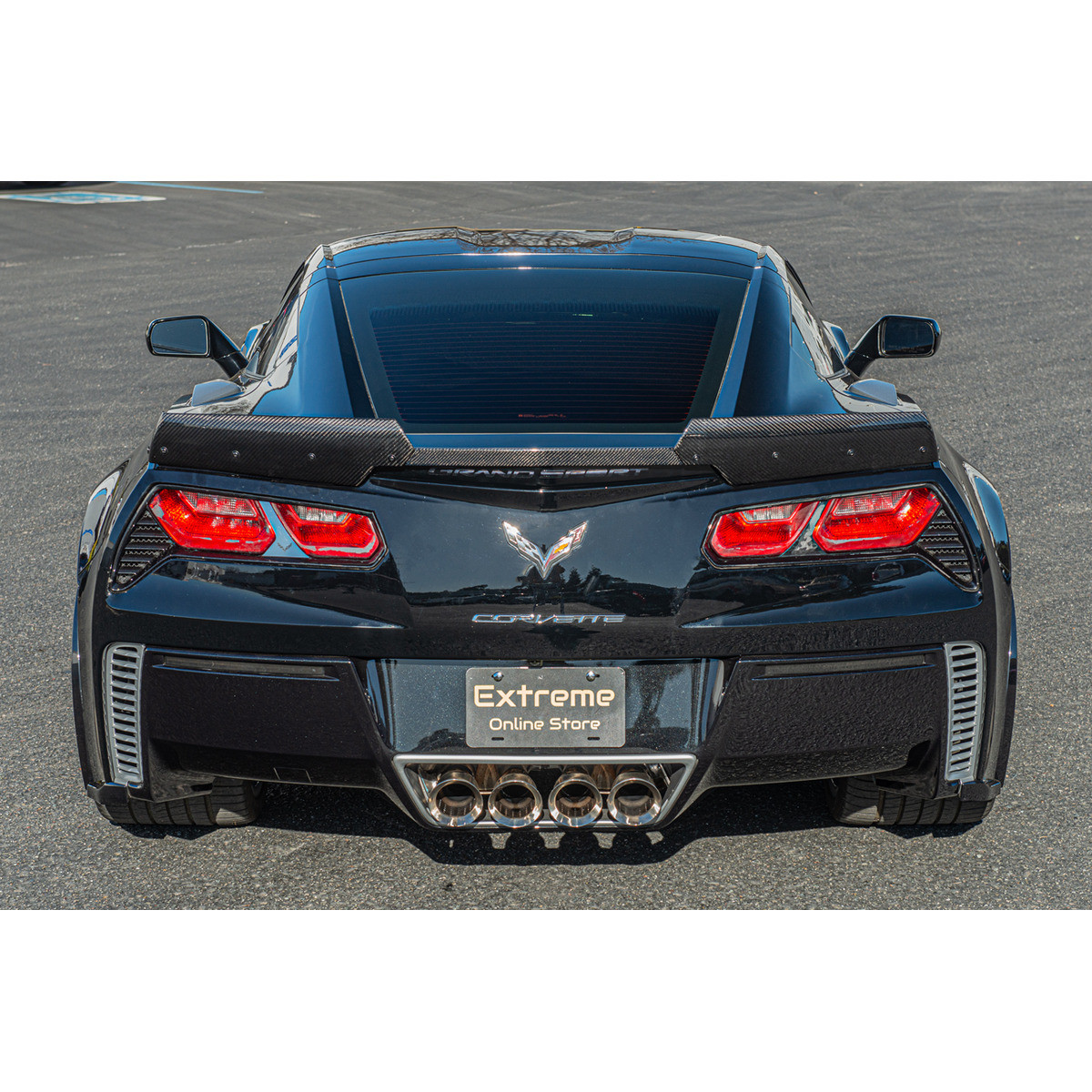コルベットC7 ステージ3 リアウイング(スモーク) - Corvette C7 Stage 
