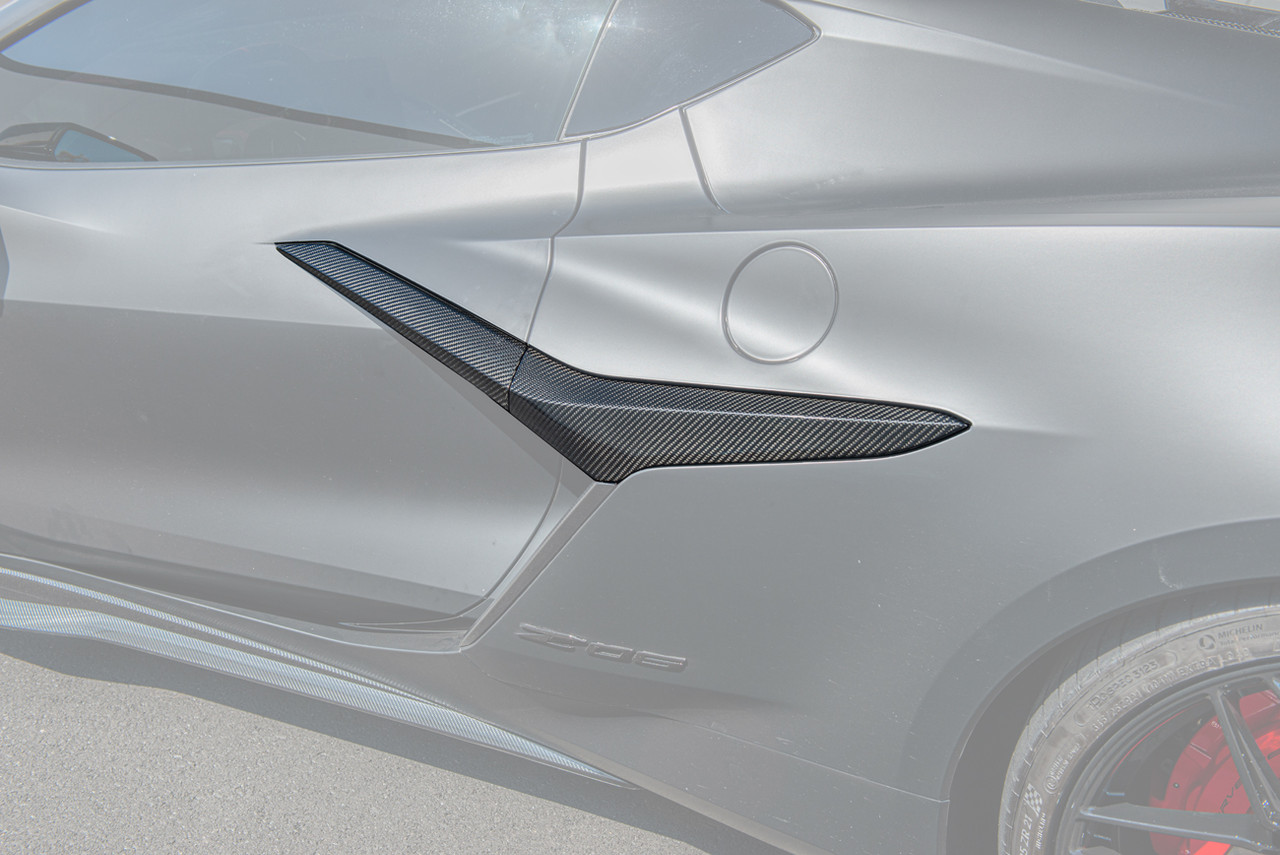 EOS Side Fender Vent Door Garnish Replacement, Carbon Fiber