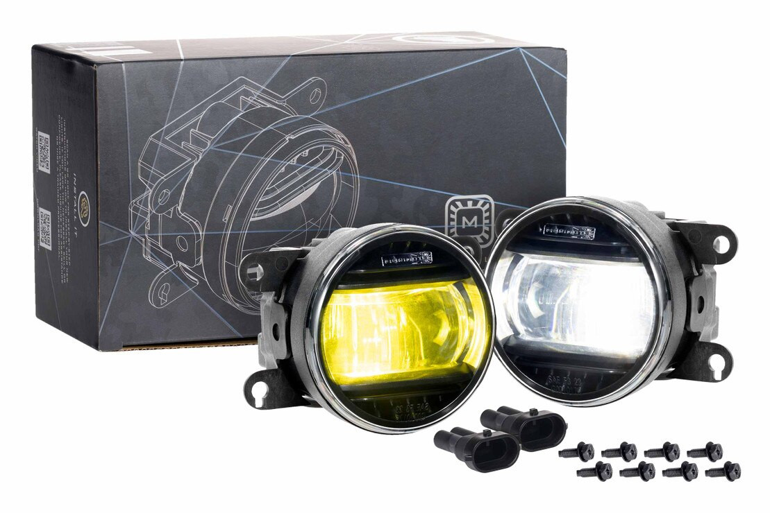 Morimoto XB Evo+ Type S LED Fog Lights, White & Yellow