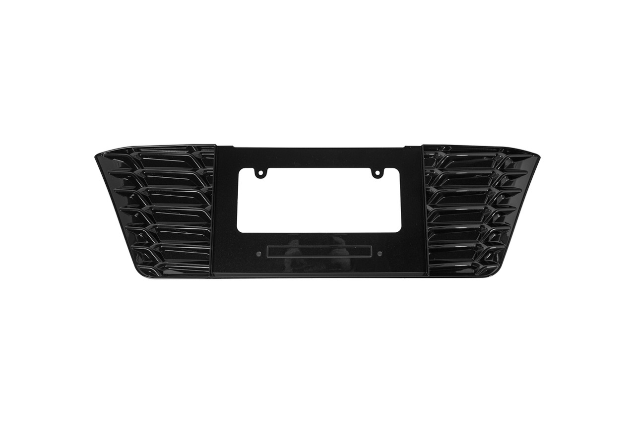 EOS License Plate Backing Cover, Carbon Flash Metallic