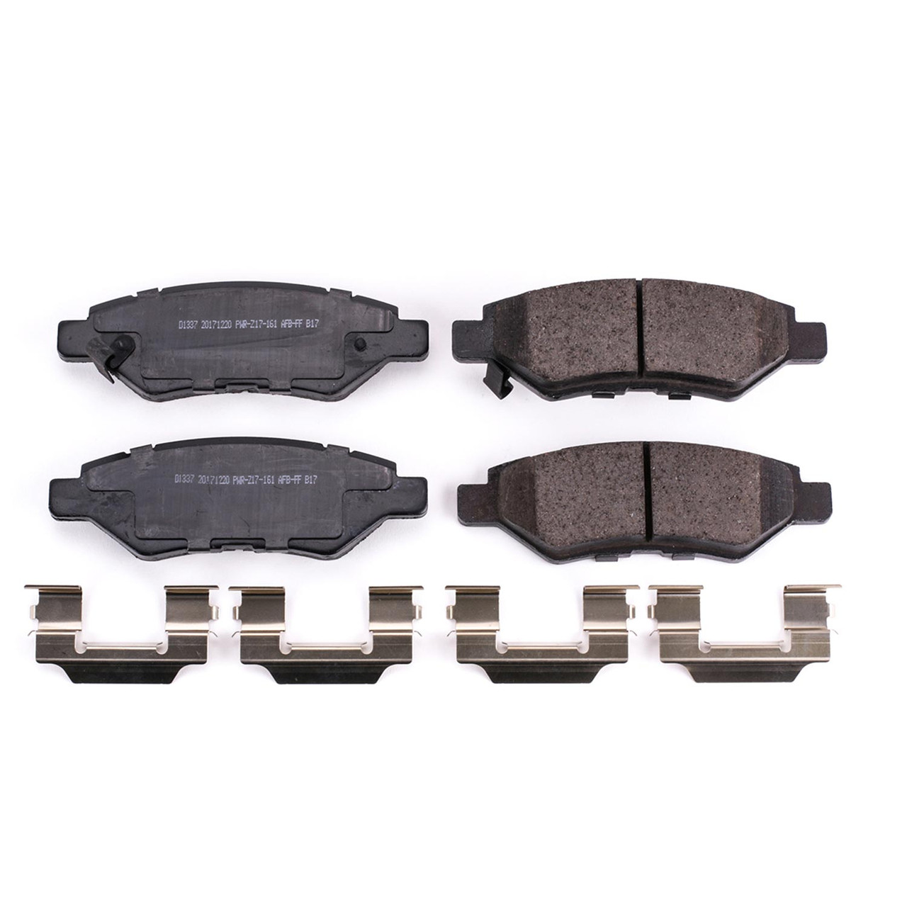 PowerStop Z17 Evolution Plus Ceramic Rear Brake Pads W/Hardware