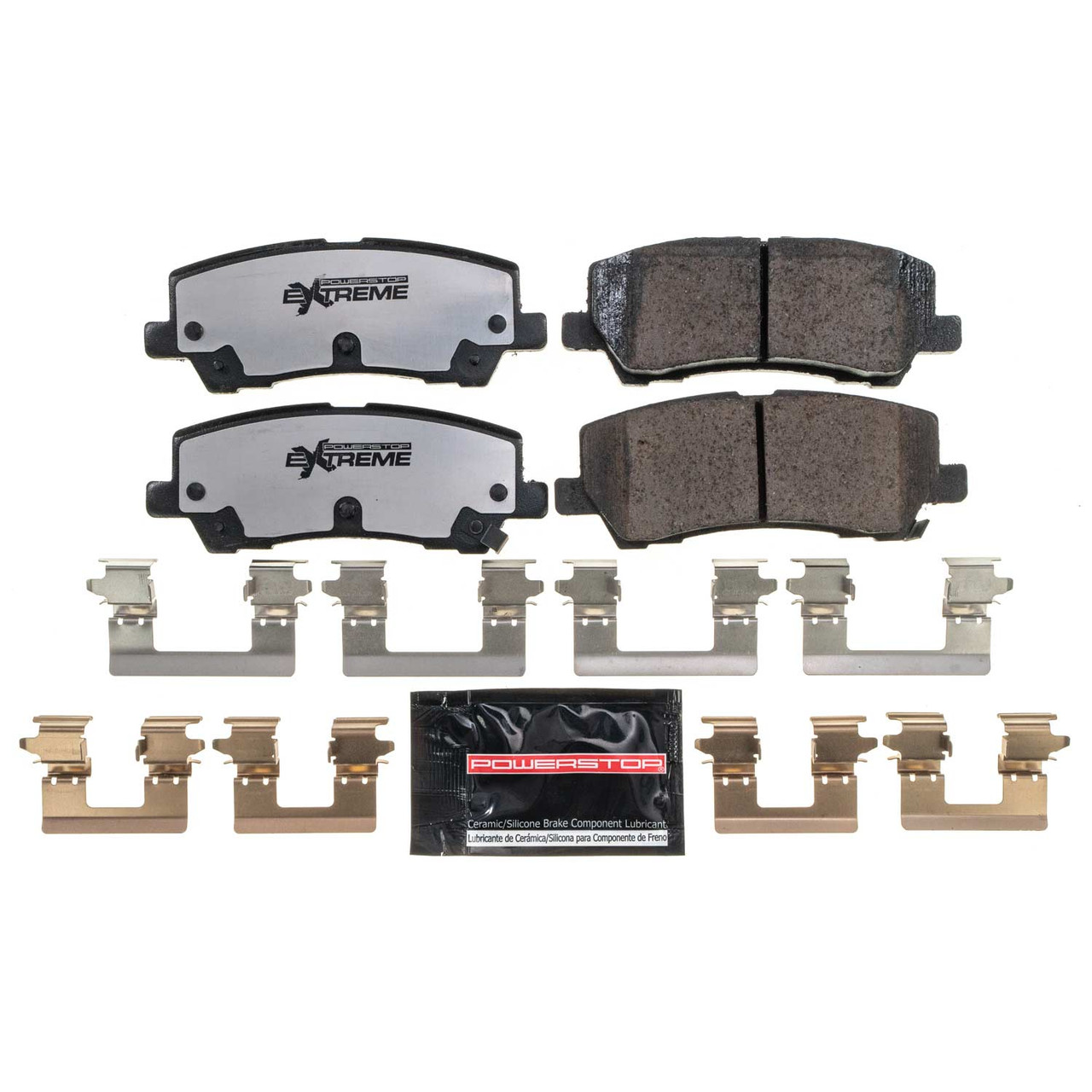 PowerStop Z26 Street Performance Carbon Fiber Rear Brake Pads w