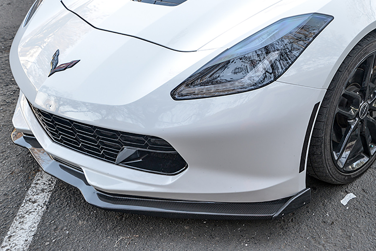 【専用】C71 追加分2台 EOS Stage 2 Front Splitter Side Extension, Carbon Fiber