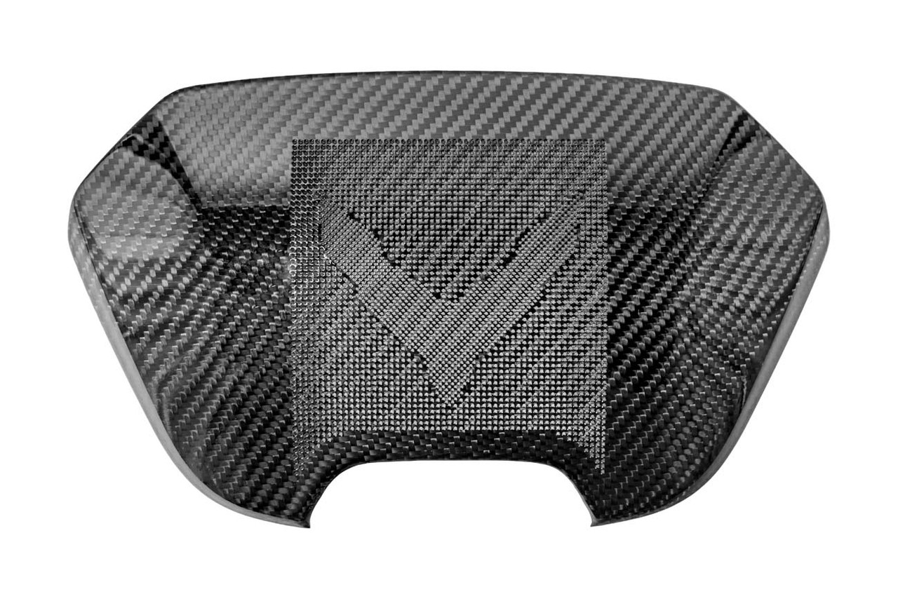 EOS Upper Waterfall Speaker Trim Cover w/ Logo, Carbon Fiber