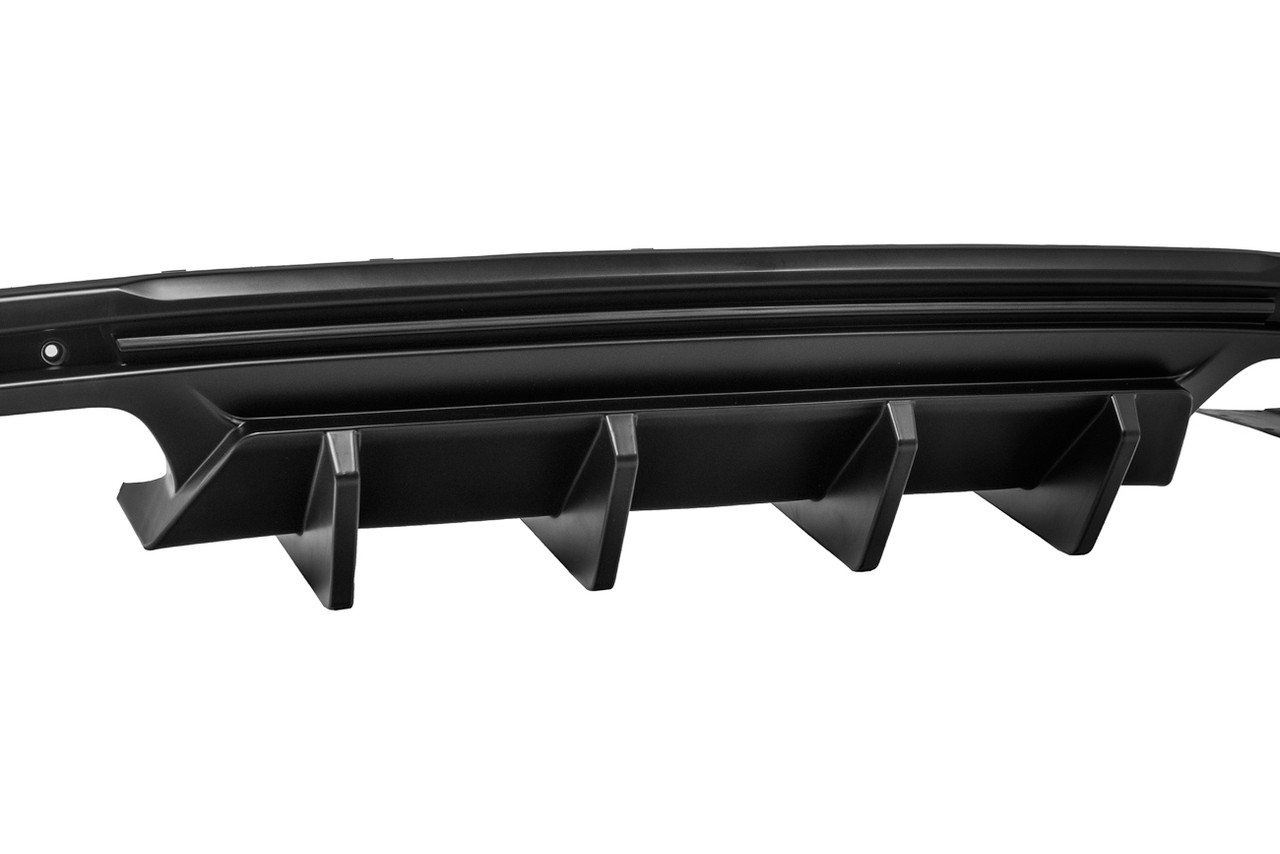 Gear Up Unpainted Flexible PU Rear Bumper Diffuser Chin Lip – Bolt-On, Requires Drilling & Painting