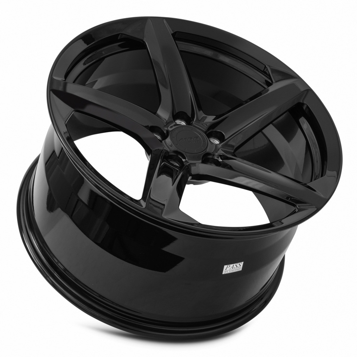 MRR F23 Forged Rear Left Side Wheel, Gloss Black, 21x12