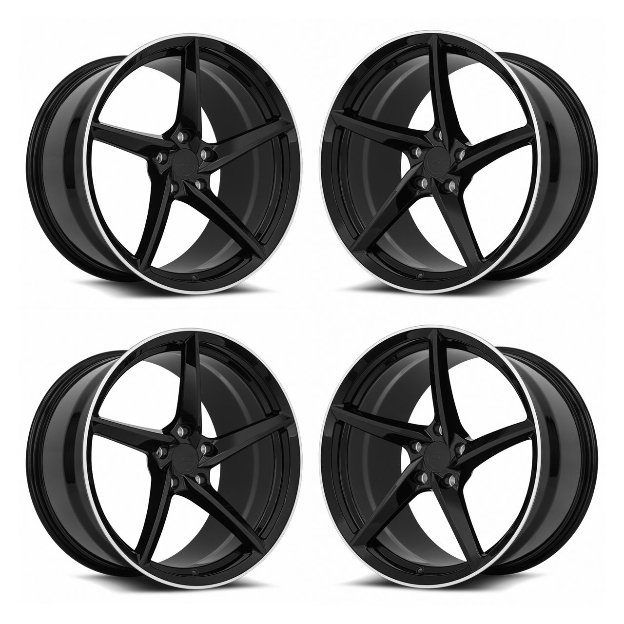 MRR F25 Forged Wheel Set, Gloss Black, 19x8.5 & 20x11