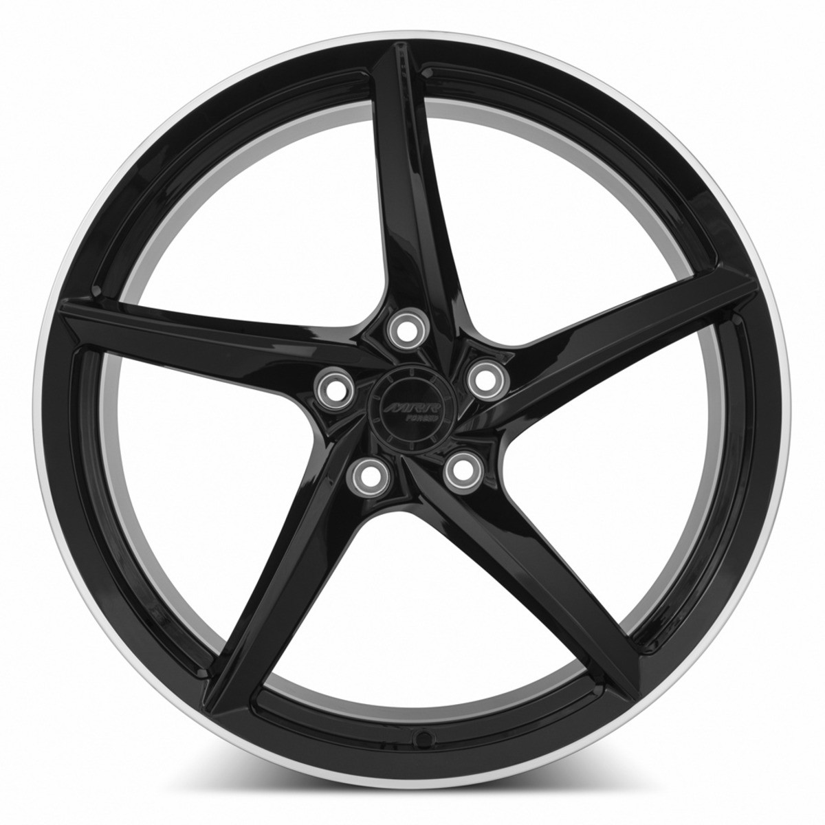 MRR F25 Forged Rear Left Side Wheel, Gloss Black, 21x13