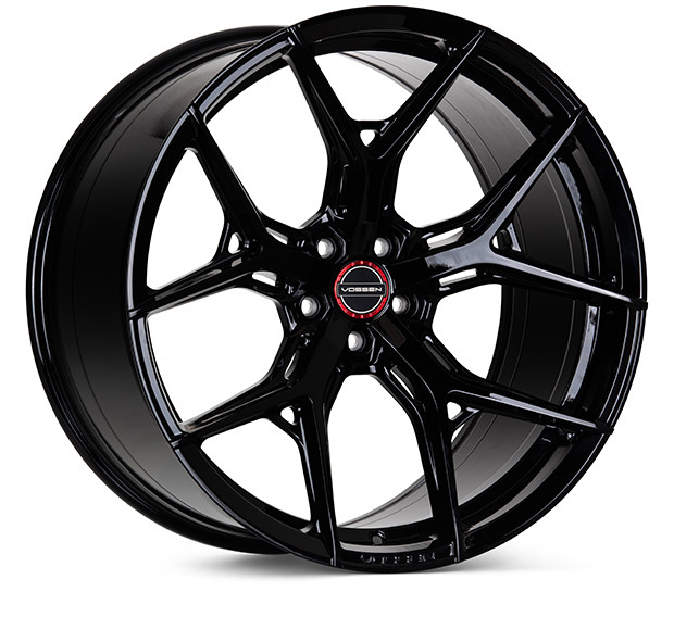 タイヤ・ホイール Vossen Vossen HF-5 Hybrid Forged Front Wheel, Gloss Black, Deep Face