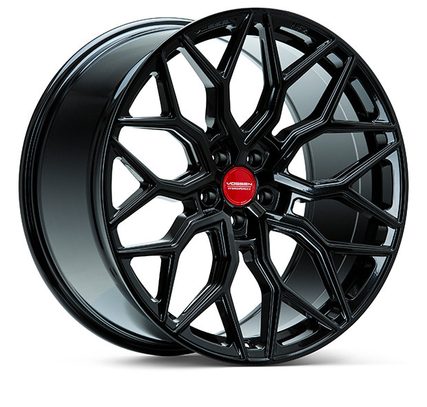 Vossen HF-2 Hybrid Forged Rear Wheel, Gloss Black, Deep Face