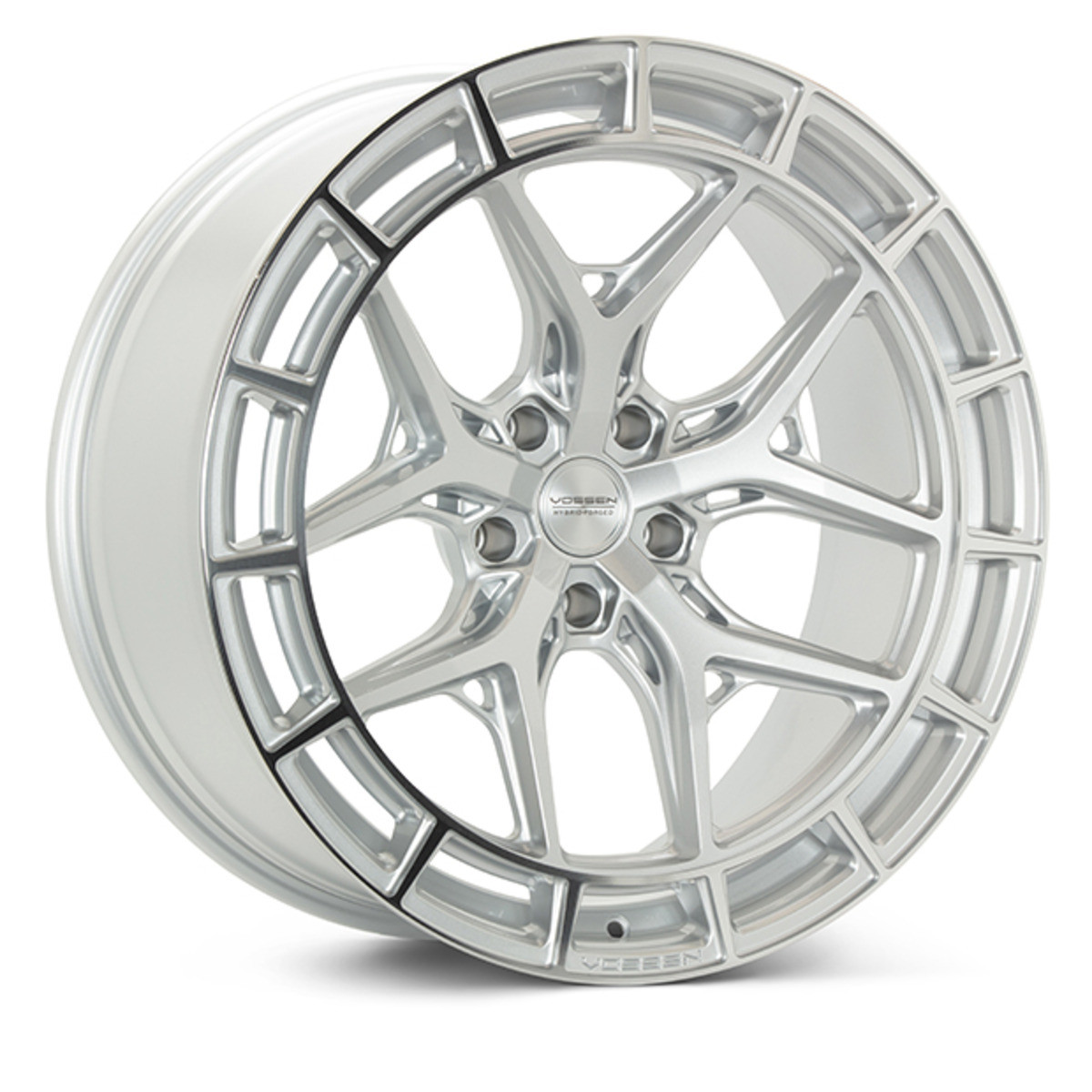 Vossen HFX-1 Hybrid Forged Front Wheel, Silver Polished, Deep Face