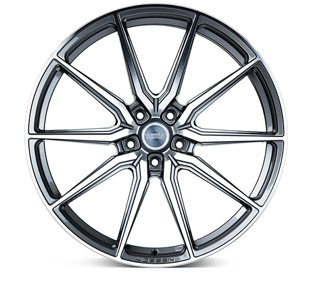 Vossen HF-3 Hybrid Forged Wheel Set, Gloss Graphite Polished, 20x9