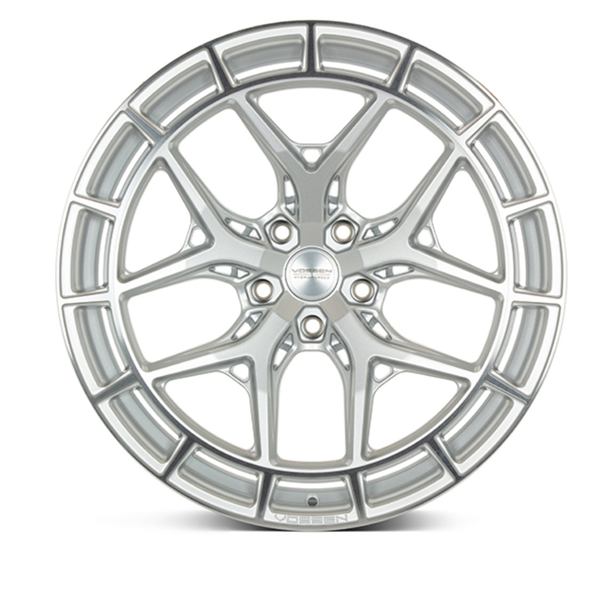 Vossen HFX-1 Hybrid Forged Wheel Set, Silver Polished, 20x9 +35