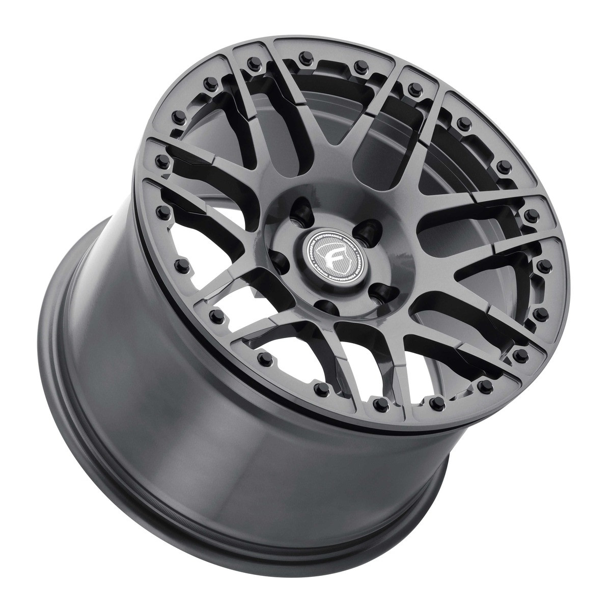 Forgestar F14 Beadlock Rear Wheel, 17x10, Gloss Anthracite