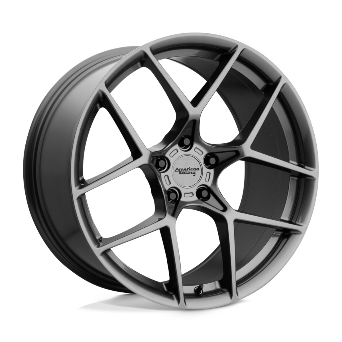 American Racing Crossfire Front Wheel, Graphite, 18x8.5